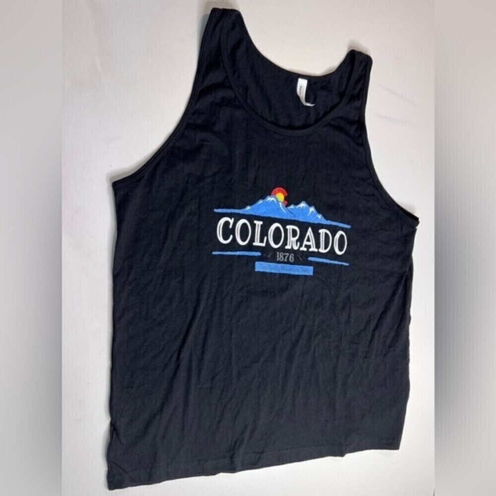 Colorado 1876 The Rocky Mountain State Women’s TANK TOP size L. - Picture 1 of 4
